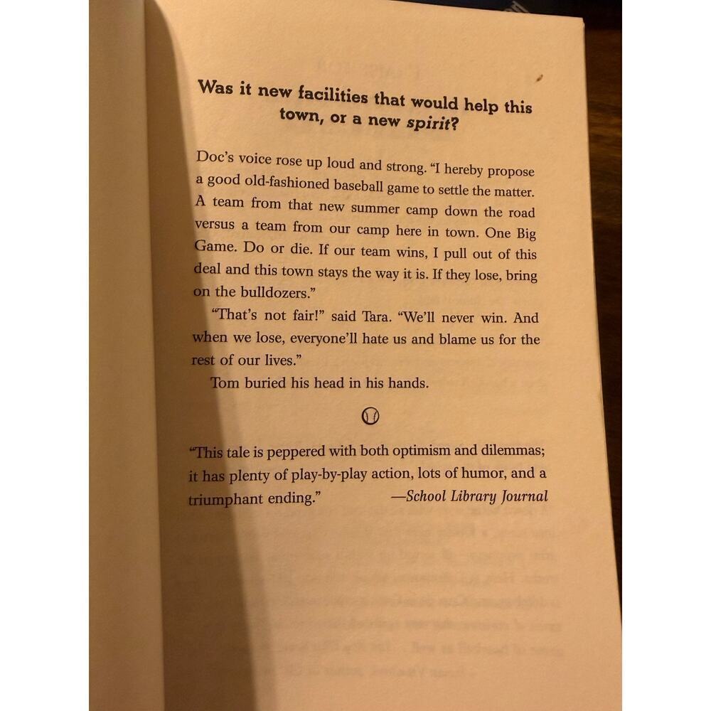 The Boy Who Saved Baseball by John Ritter Paperback Book - Picture 2 of 6